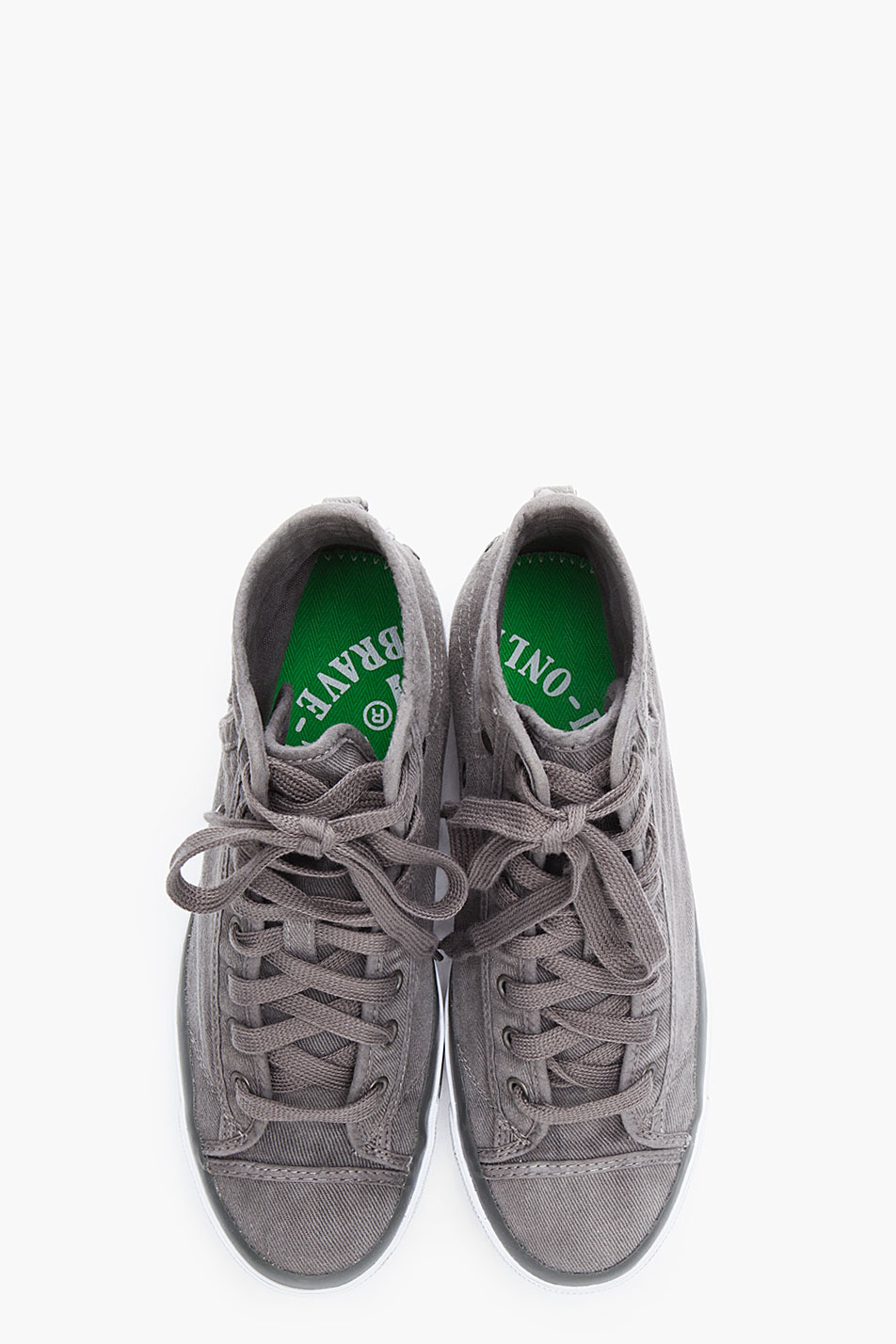 gunmetal gray shoes on Diesel Gunmetal Grey Exposure I Sneakers In Gray For Men Lyst