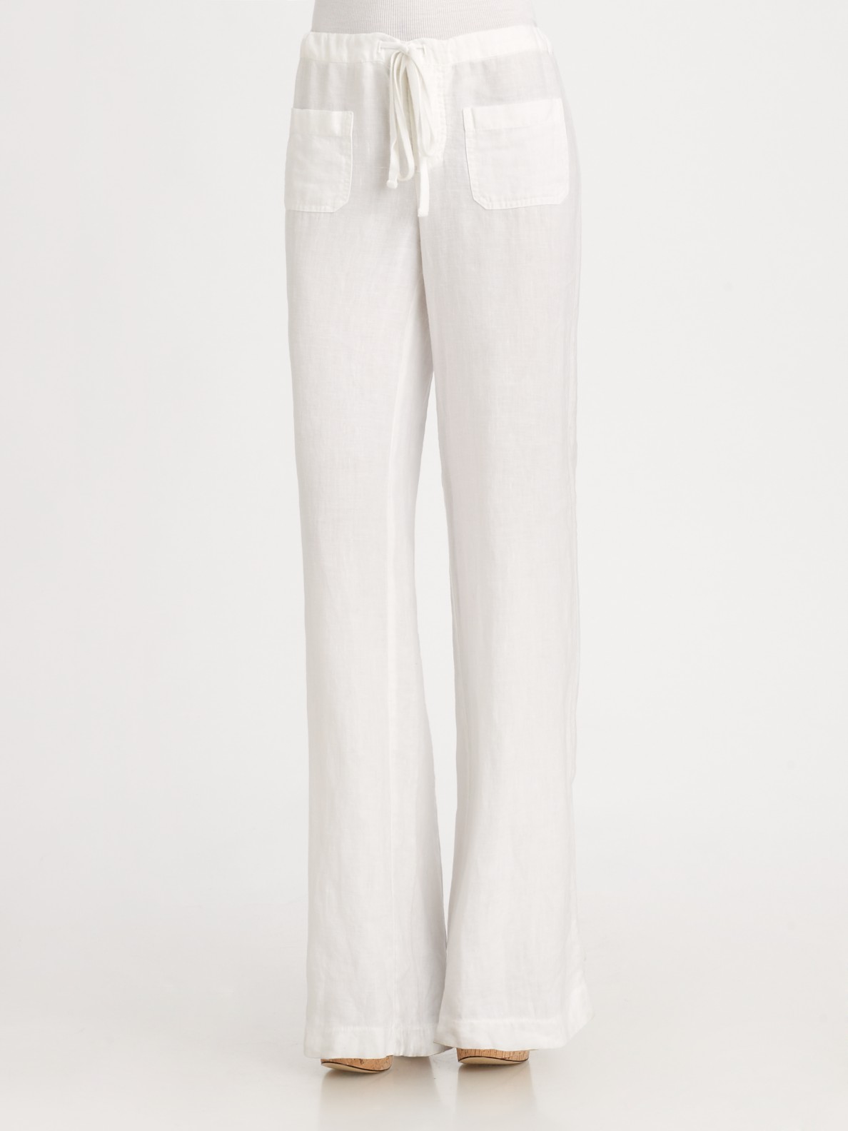 Sheer linen pants Clearance