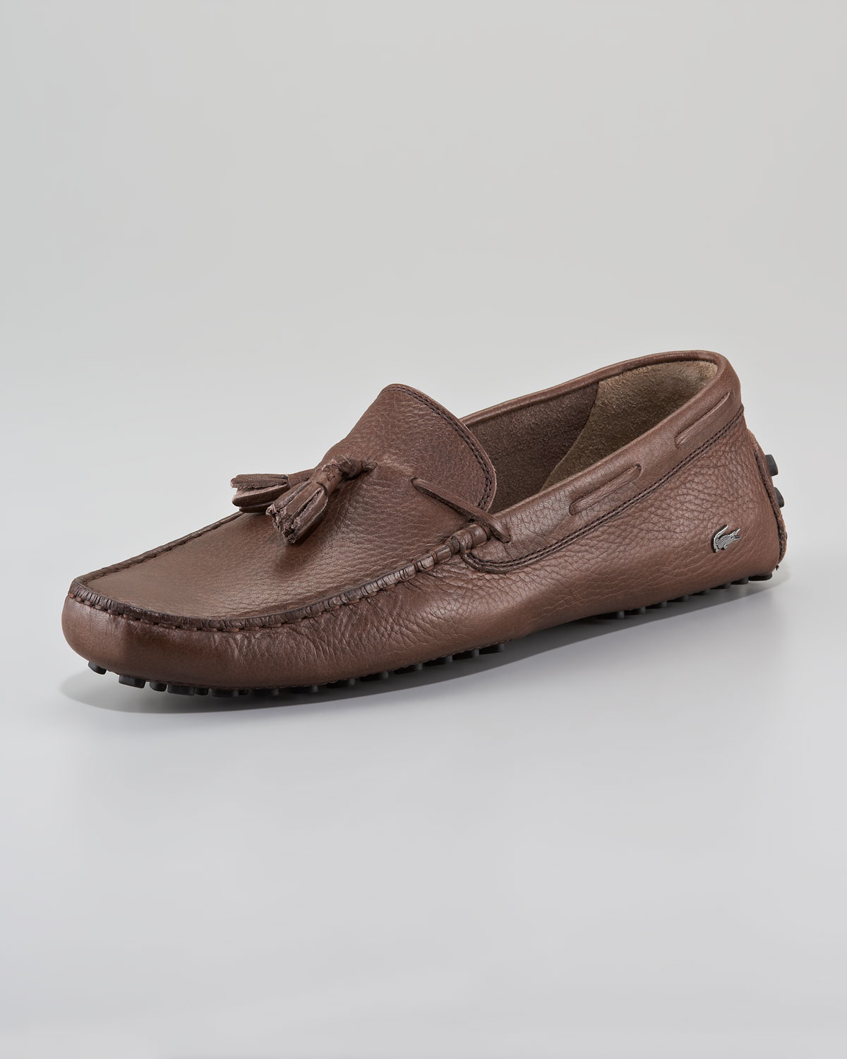 lacoste leather loafers