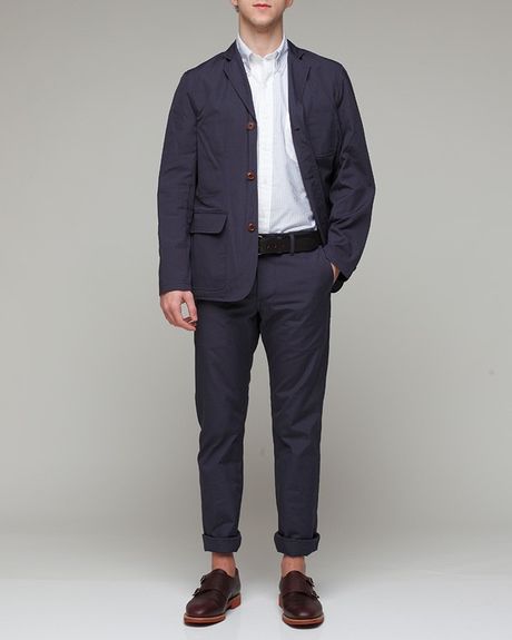 Mark Mcnairy New Amsterdam Travel Jacket in Blue for Men (navy) | Lyst