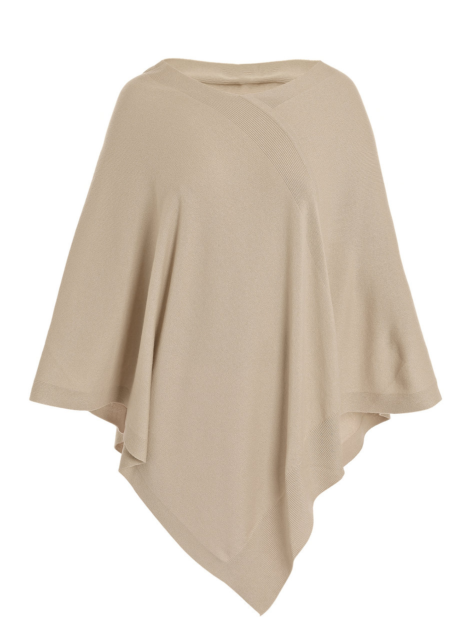Tomas maier Cashmere Poncho in Beige | Lyst