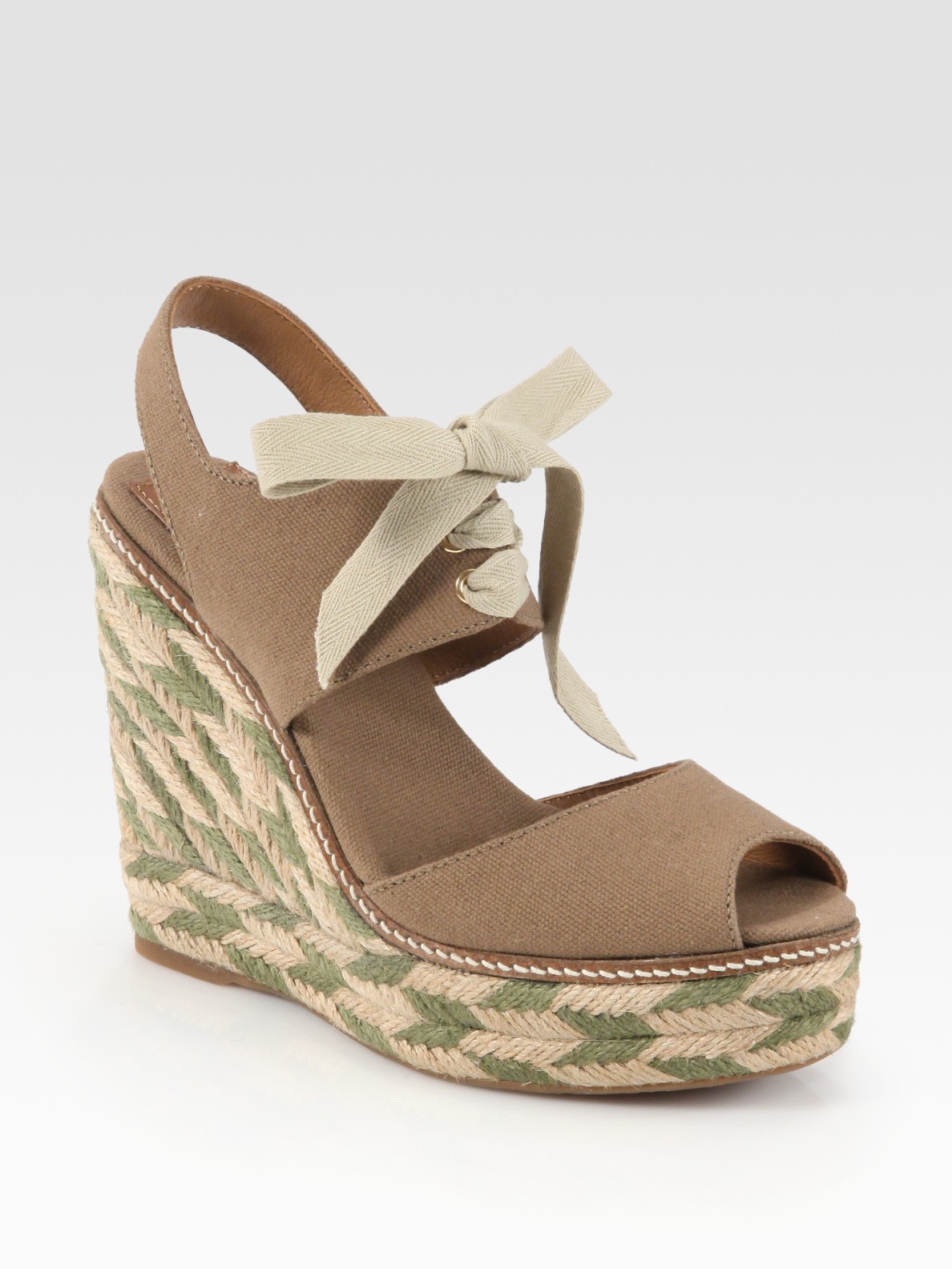 tory burch daisy wedge