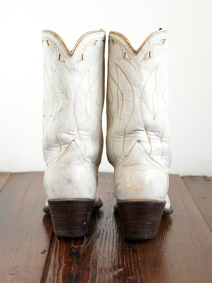 Free People Vintage Angel Wing Cowboy Boots in White Lyst