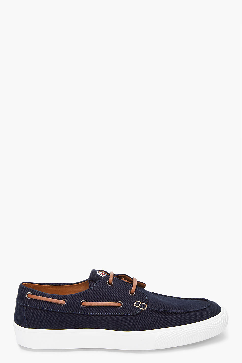 Moncler Boat Shoe in Navy (Blue) for 