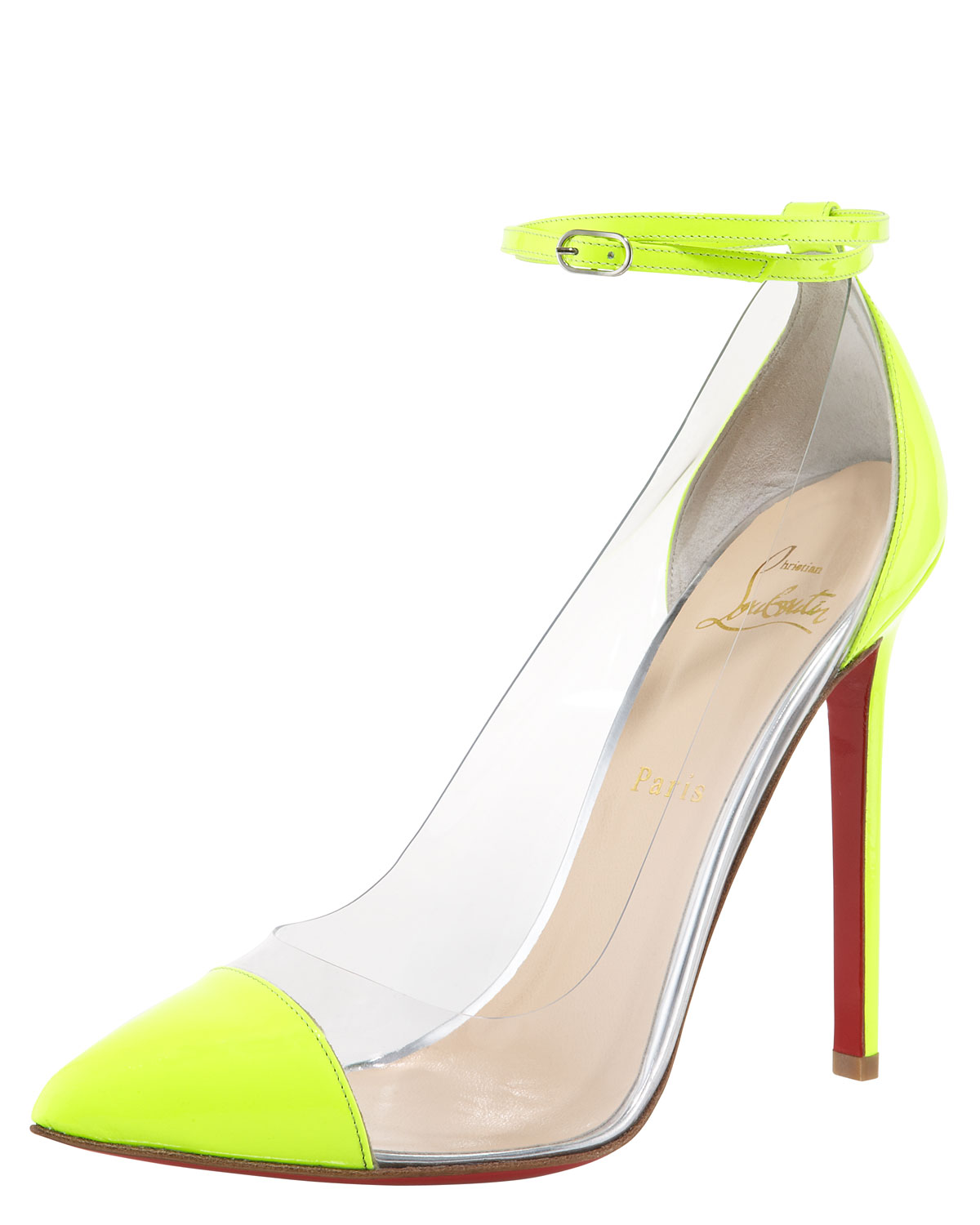 christian louboutin neon unbout illusion pump christian louboutin neon unbout illusion pump