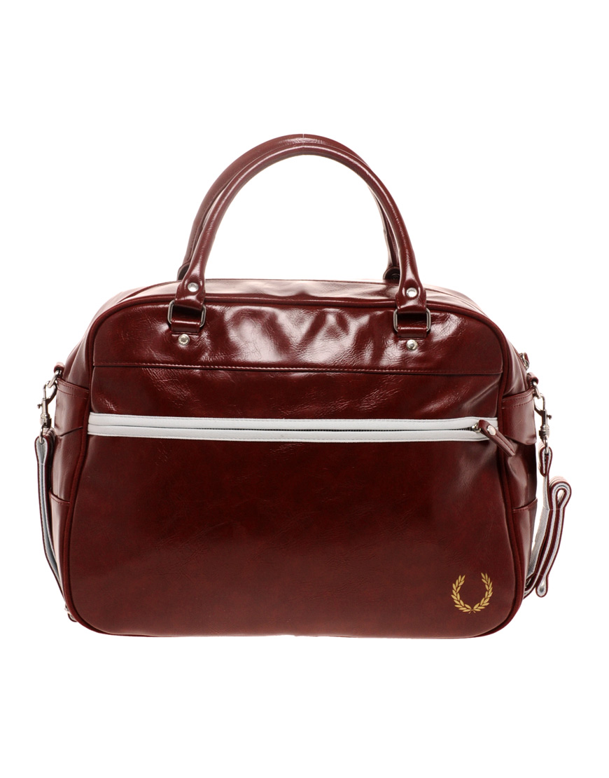 Lyst Fred Perry Travel Bag in Red for Men