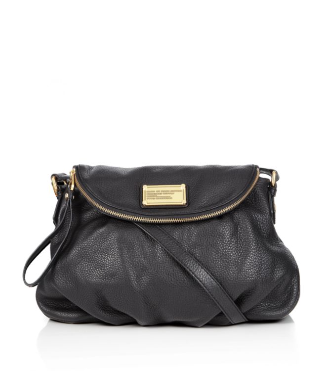 Marc by marc jacobs Classic Q Natasha Crossbody Bag (large) in Black | Lyst