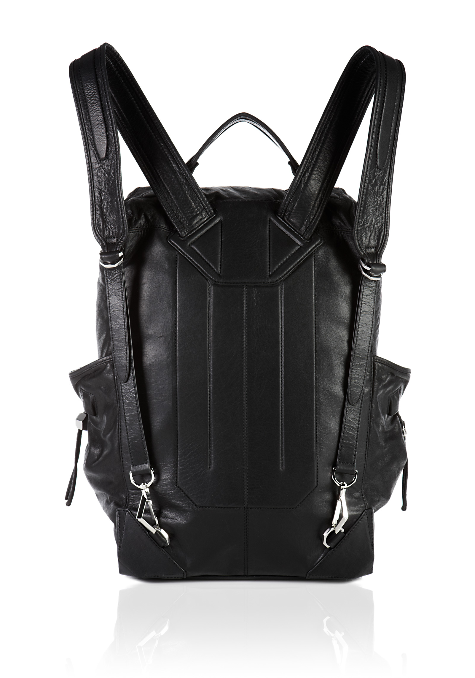Lyst - Alexander wang Small Wallie Backpack In Waxy Black With Rhodium ...