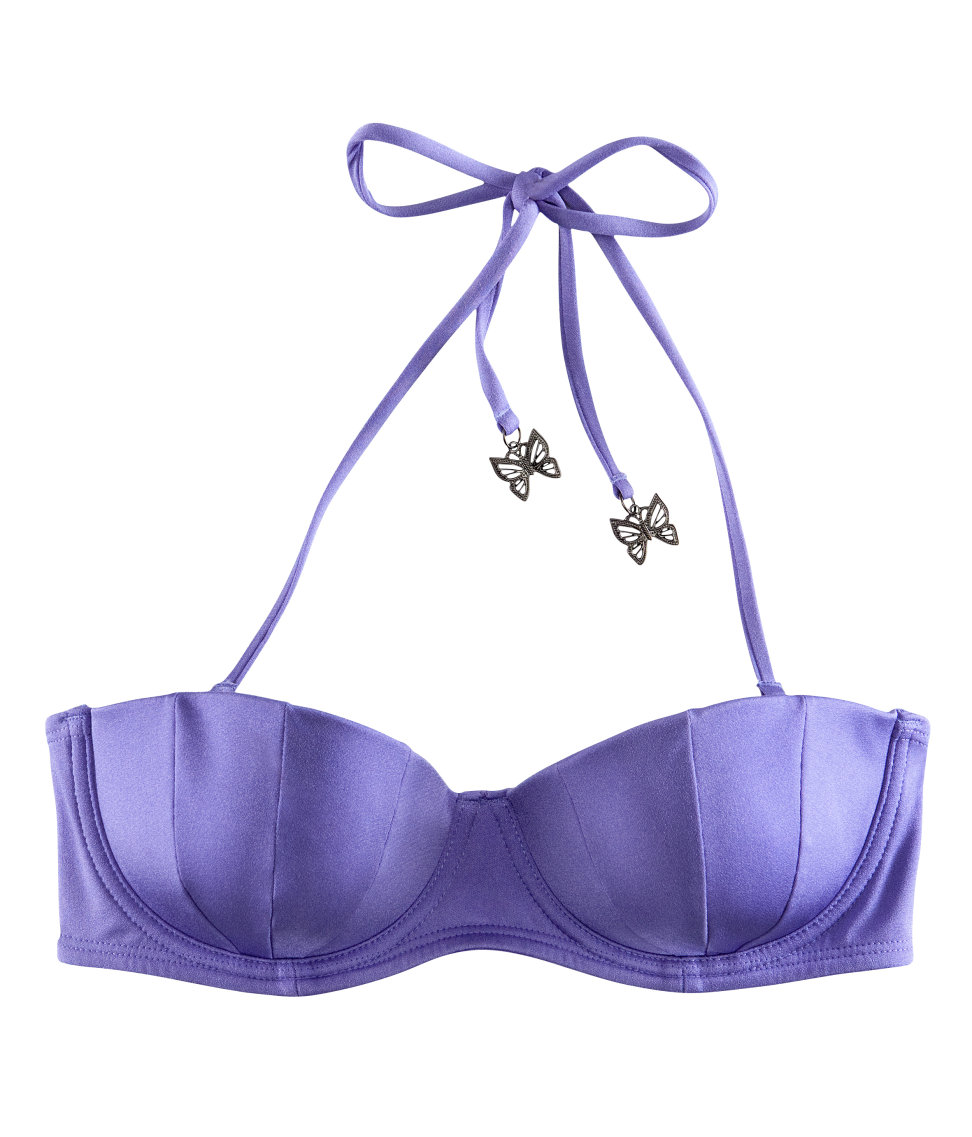 purple swim top