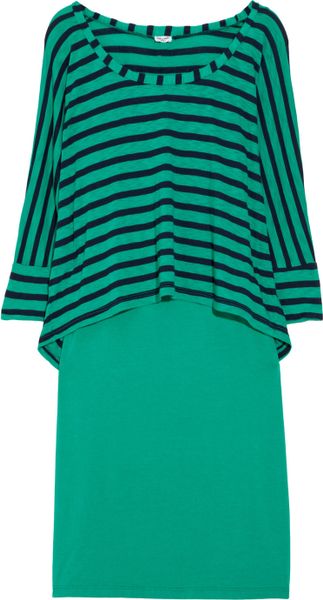 Splendid Striped Jersey Two-piece Dress in Green | Lyst