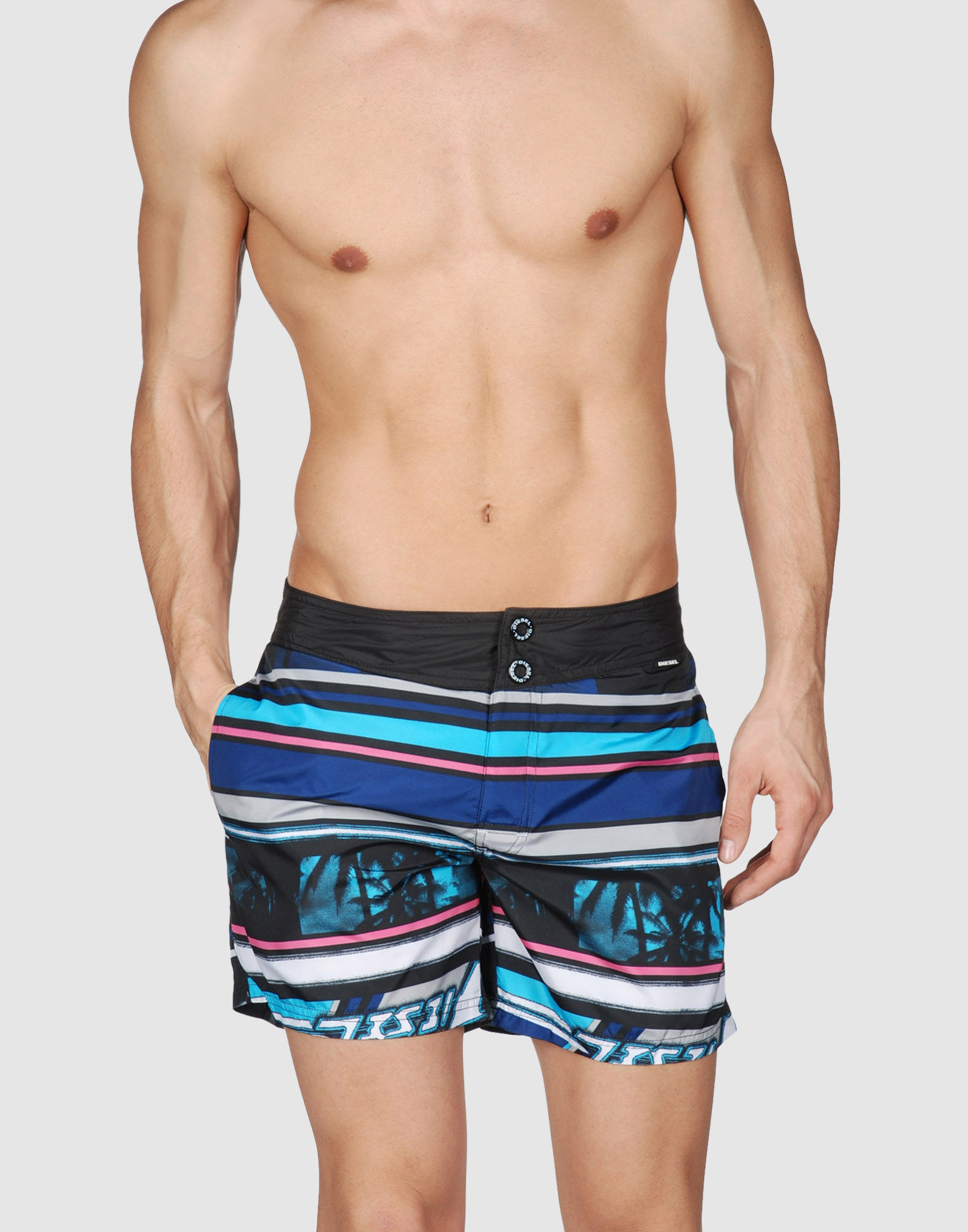 Diesel Swimming Trunk in Blue for Men (green) Lyst