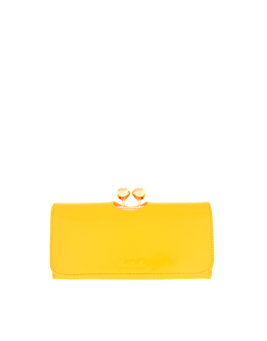 ted baker yellow purse