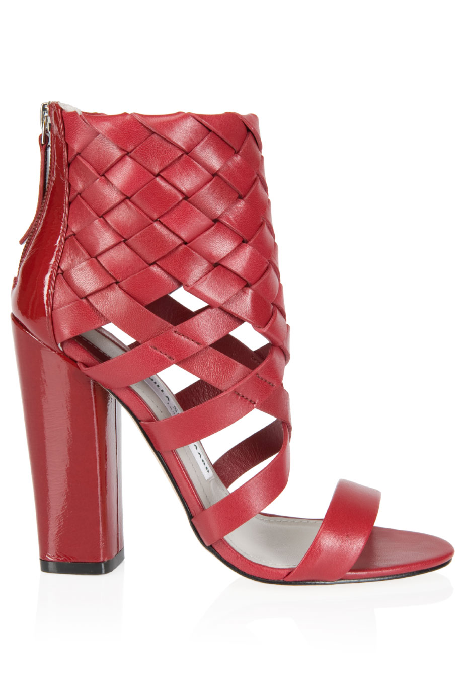 camilla-skovgaard-red-woven-block-heel-s