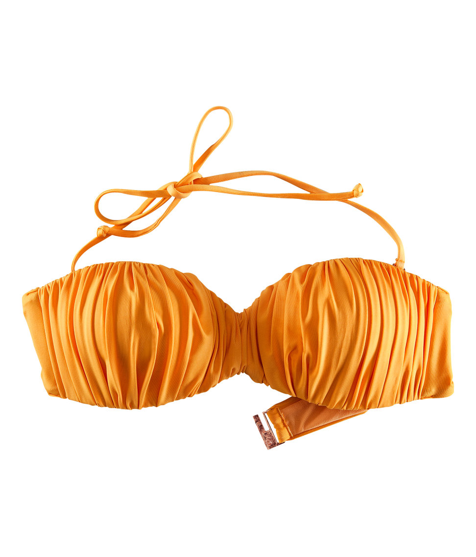 Lyst - H&M Bikini Top in Orange