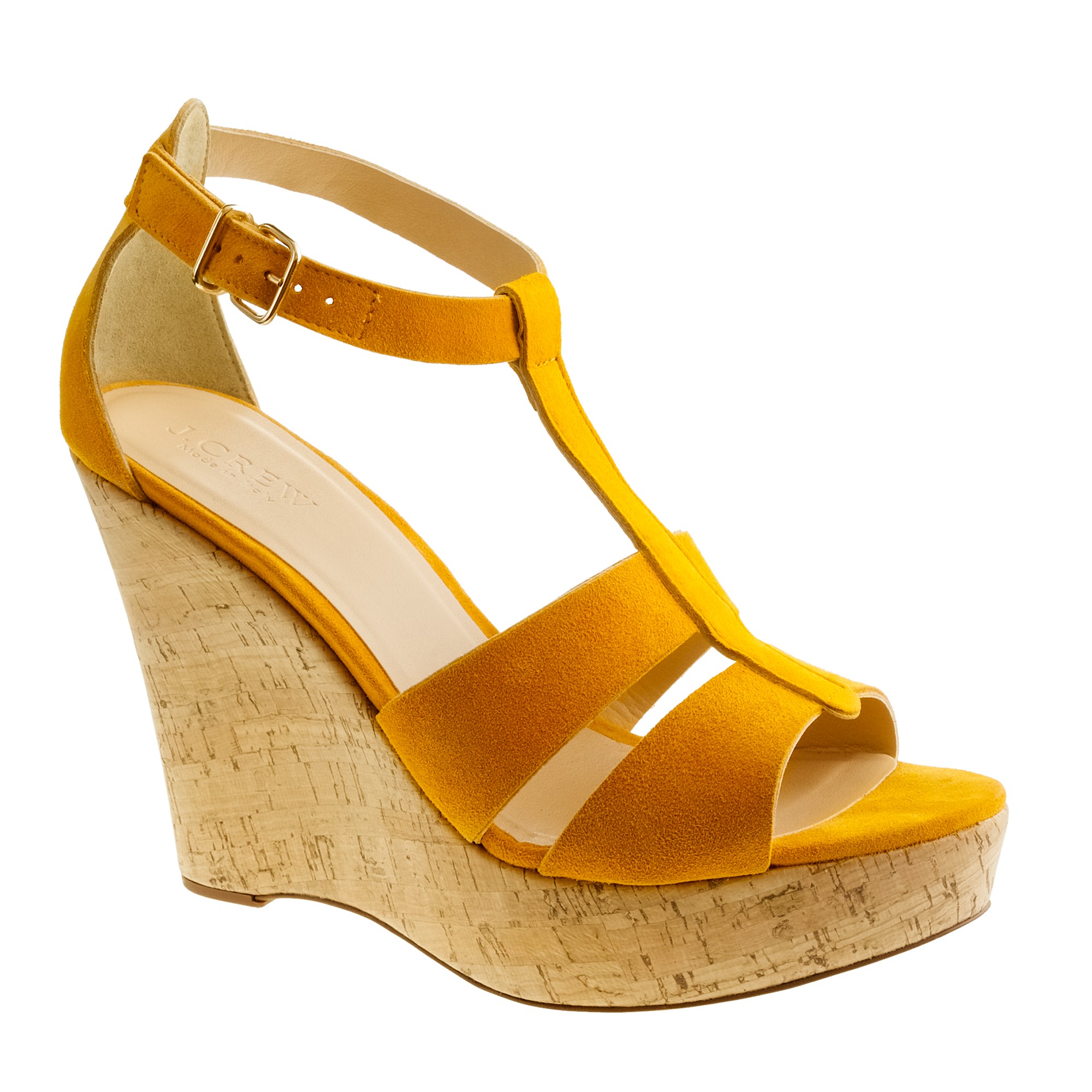bright yellow wedges