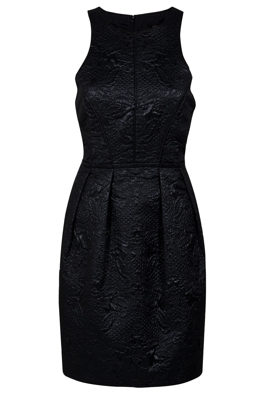 Tibi Baroque Sleeveless Faille Dress in Black | Lyst