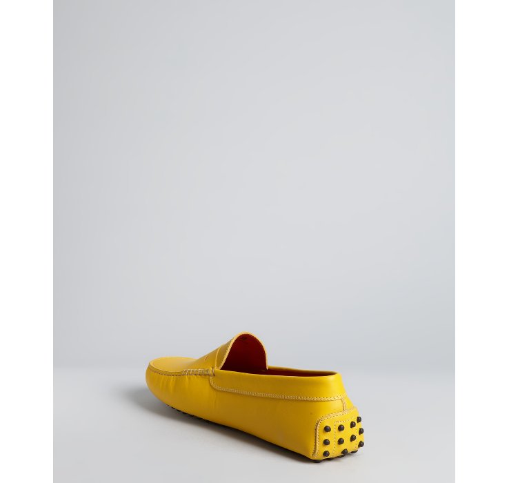 aldo yellow loafers