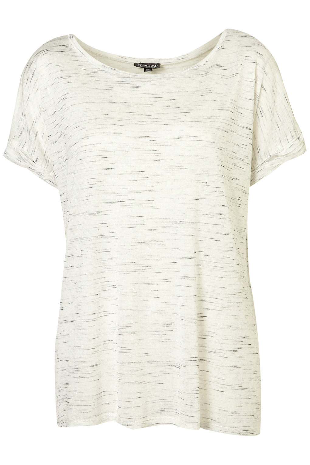 Lyst - Topshop Fleck T-shirt in White