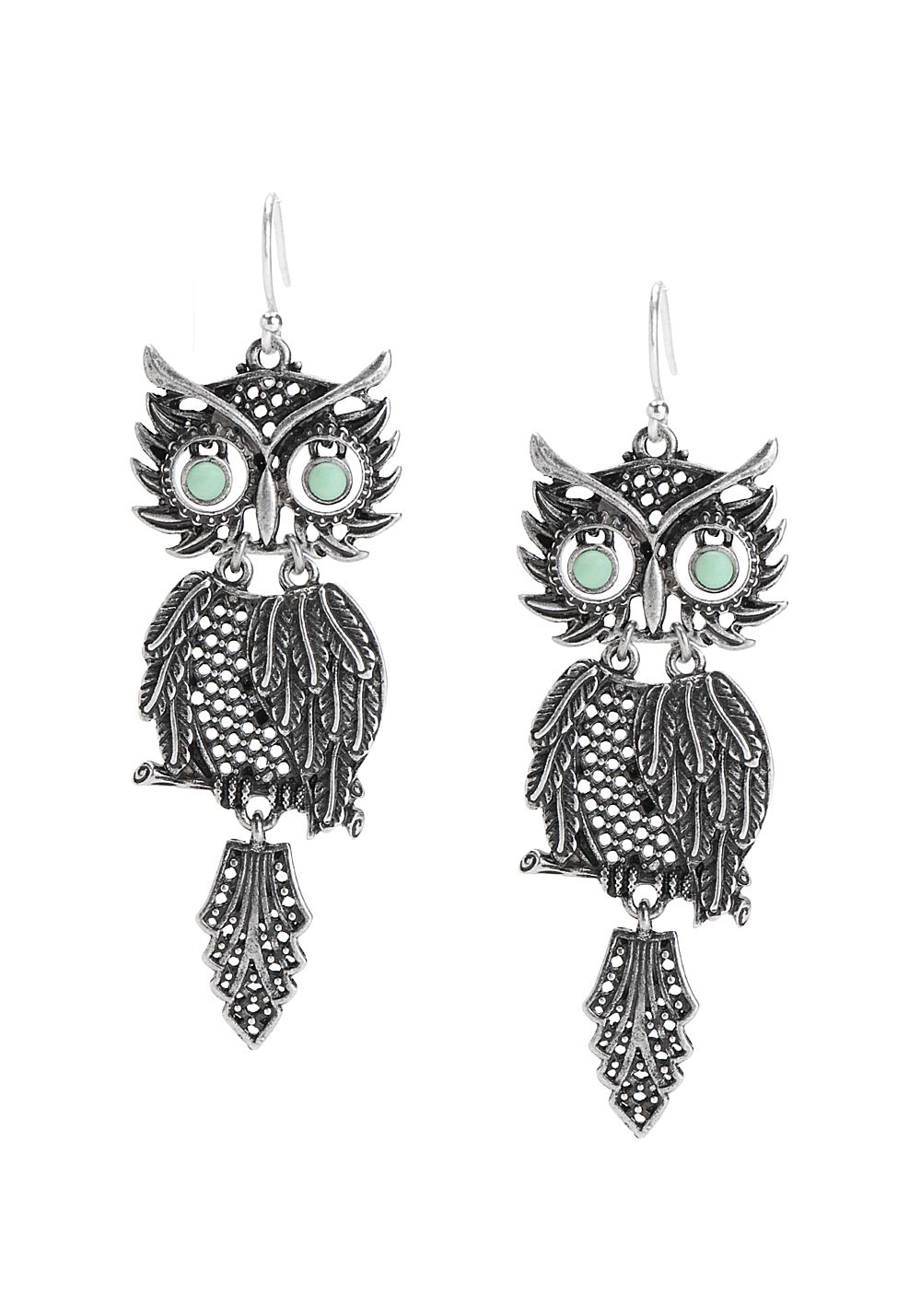 Women S Metallic Shakey Owl Earrings Women S Metallic Shakey Owl Earrings