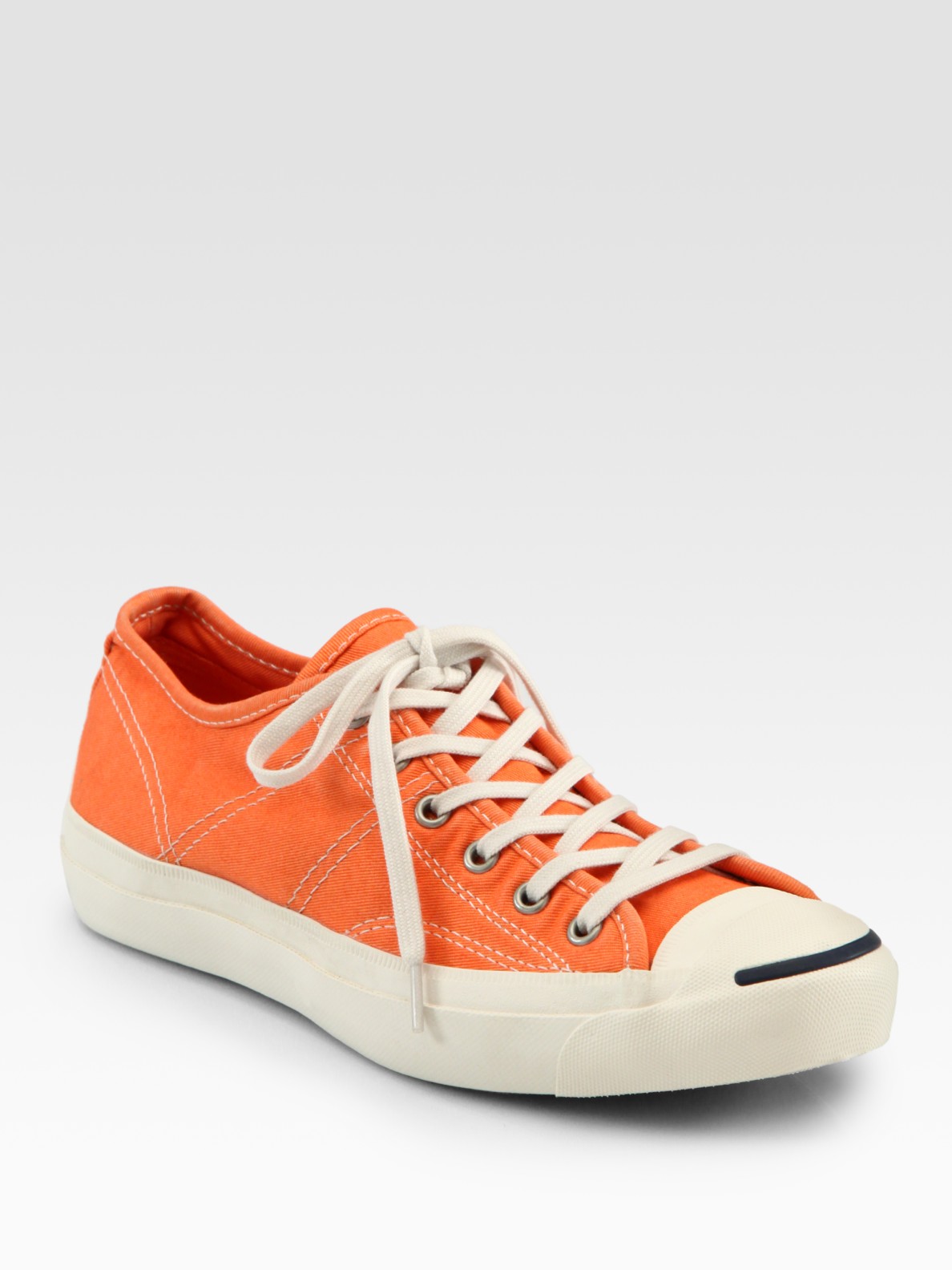 Converse Lux Jack Purcell Lace-up Sneakers in Orange - Lyst