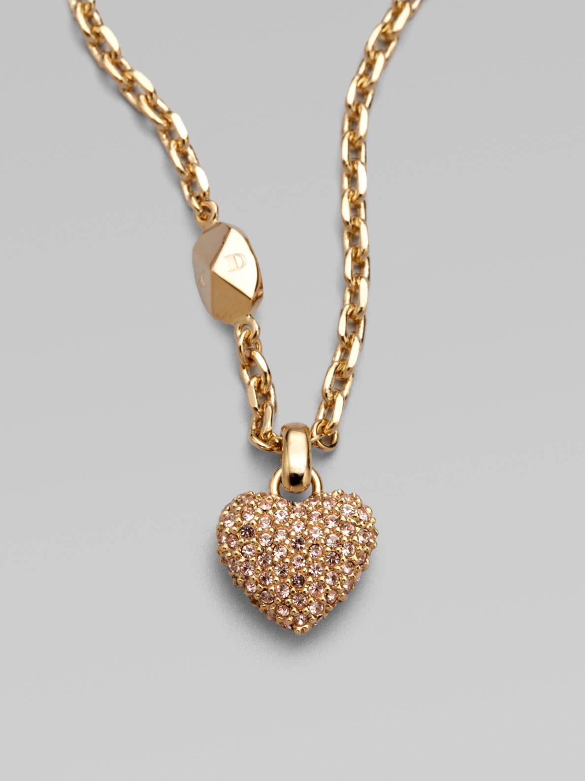 dior necklace heart