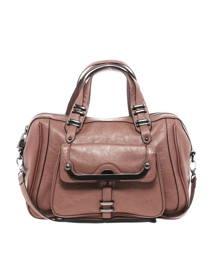 Mischa barton Sunset Bowling Bag in Brown | Lyst