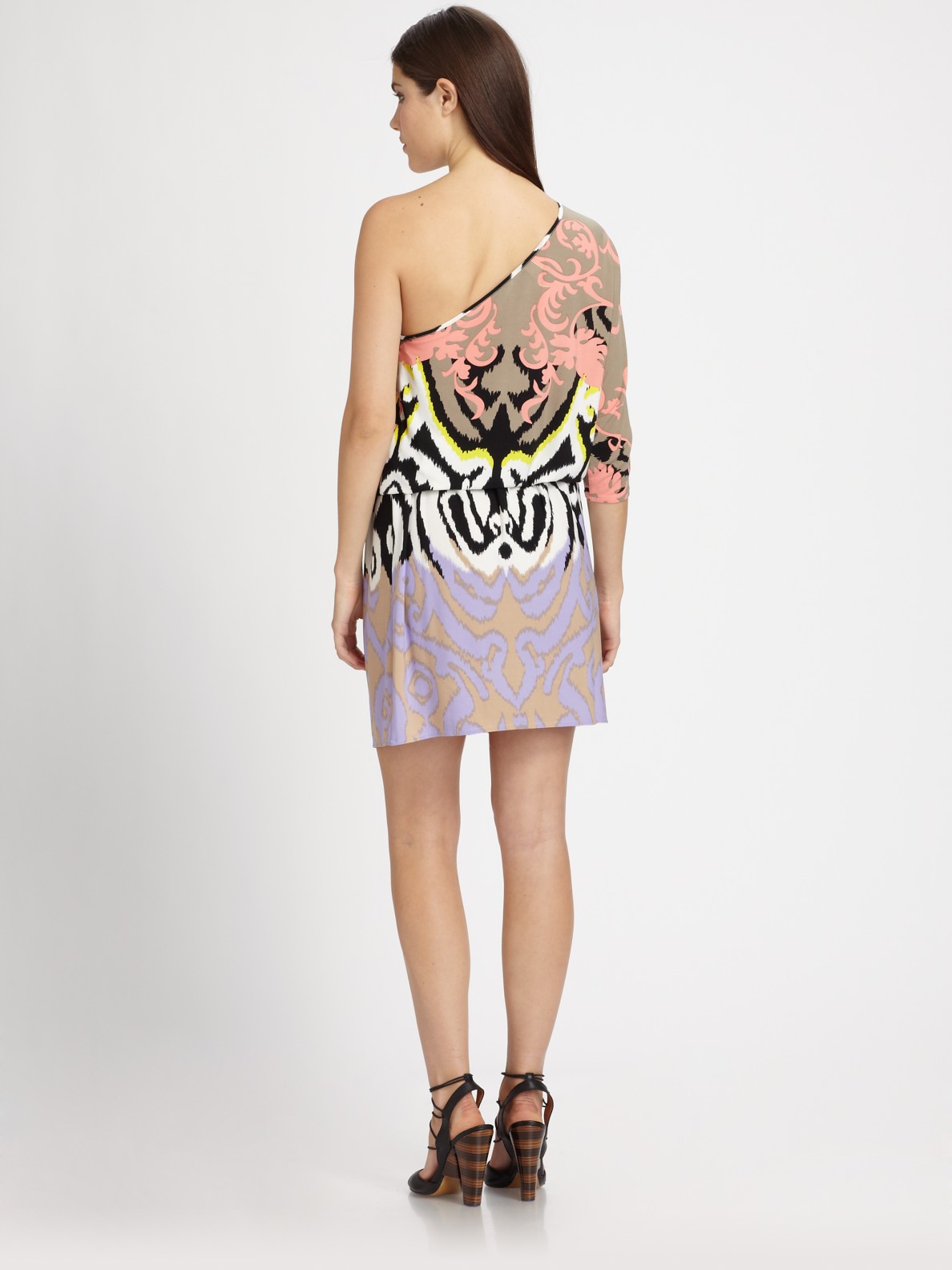 tibi one shoulder dress