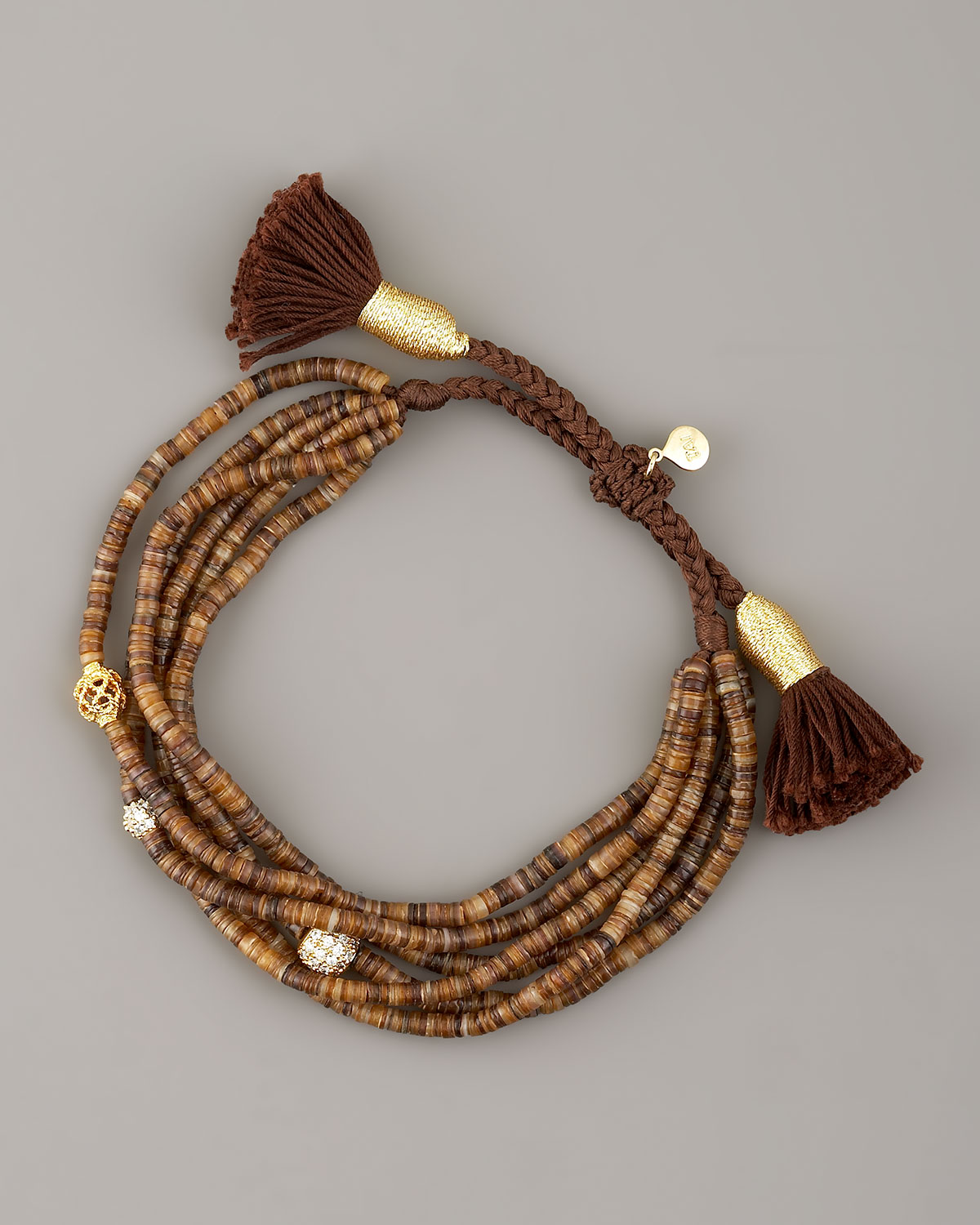 Lyst Tai Brown Bead Tel Bracelet In Gallery