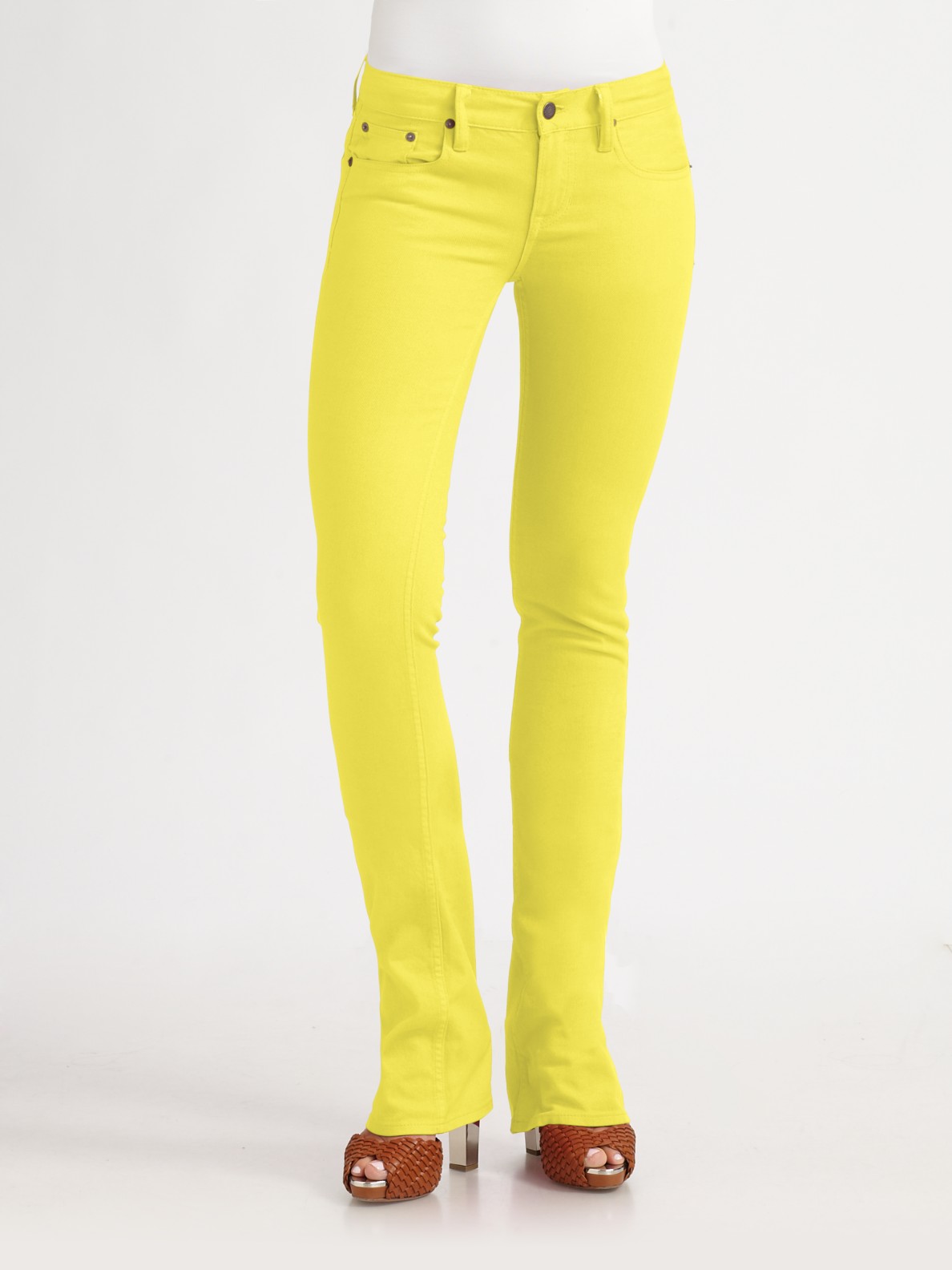 ralph lauren yellow jeans