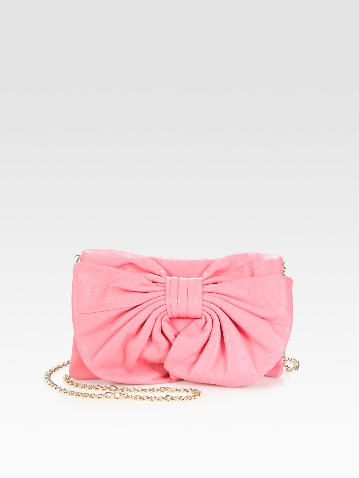 RED Valentino Bow & Chain Strap Shoulder Bag in Pink - Lyst