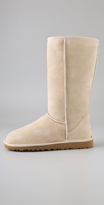 UGG Leather Classic Tall Boots in Sand in Natural | Lyst Canada