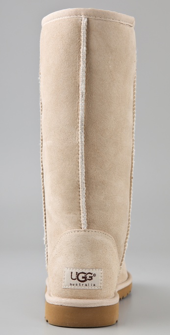 UGG Leather Classic Tall Boots in Sand in Natural - Lyst