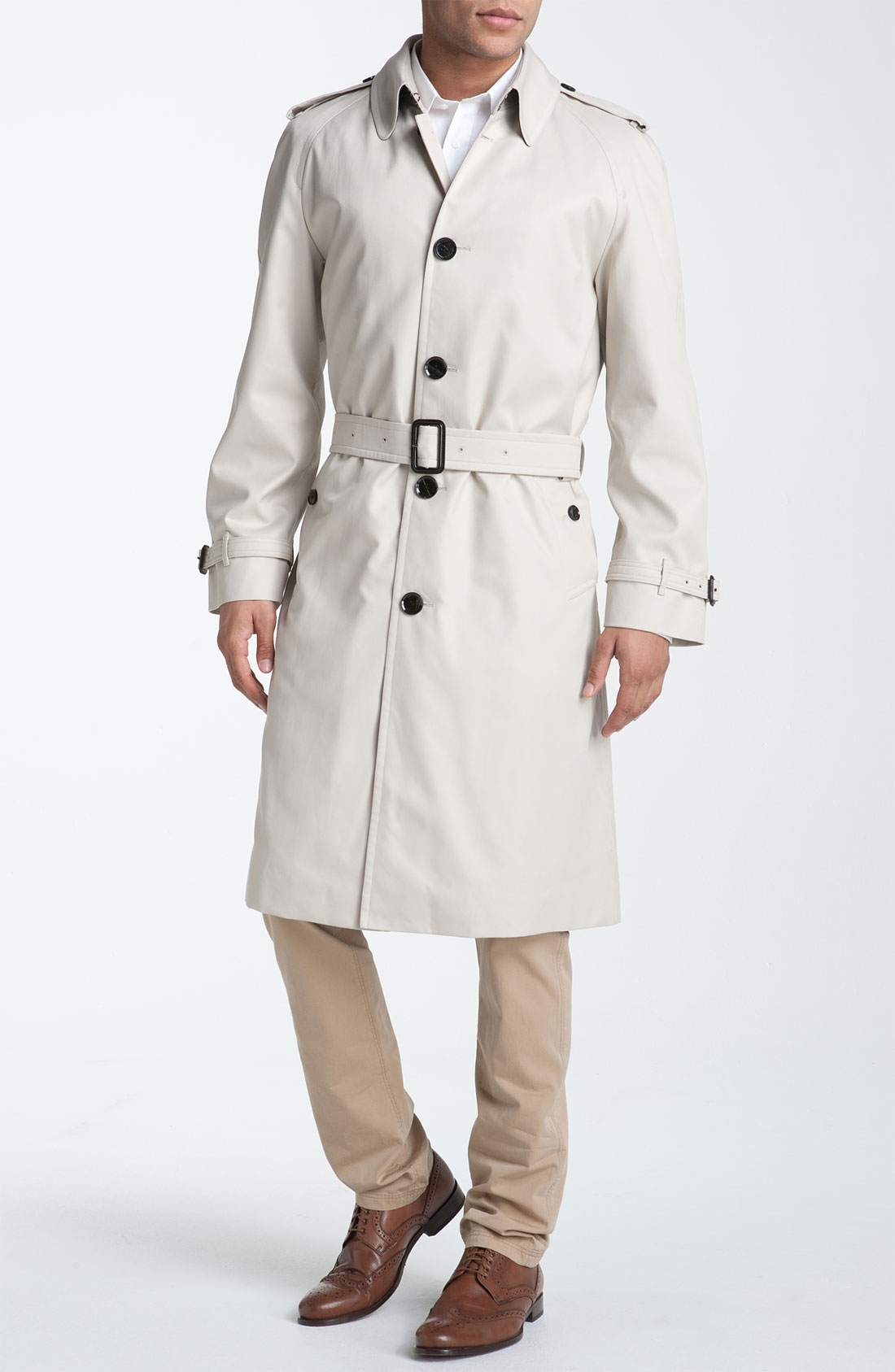 Burberry Trench Coat in Beige for Men (khaki) | Lyst