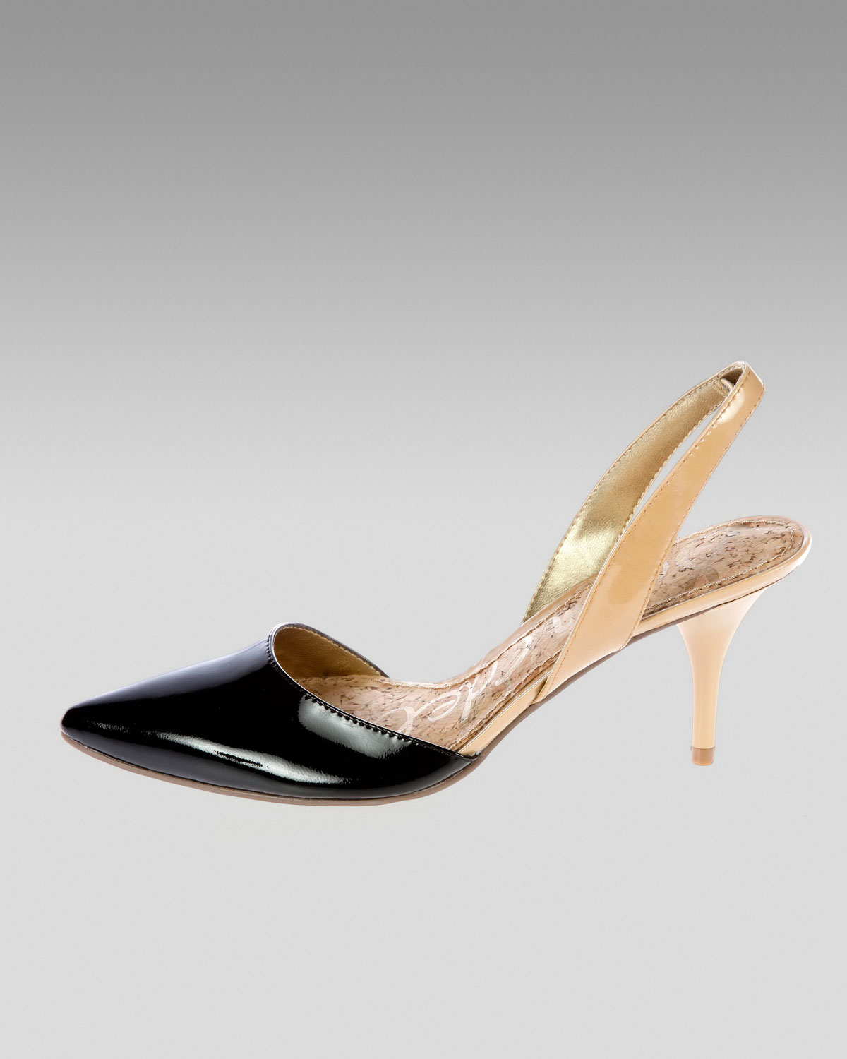 sam edelman two tone slingback