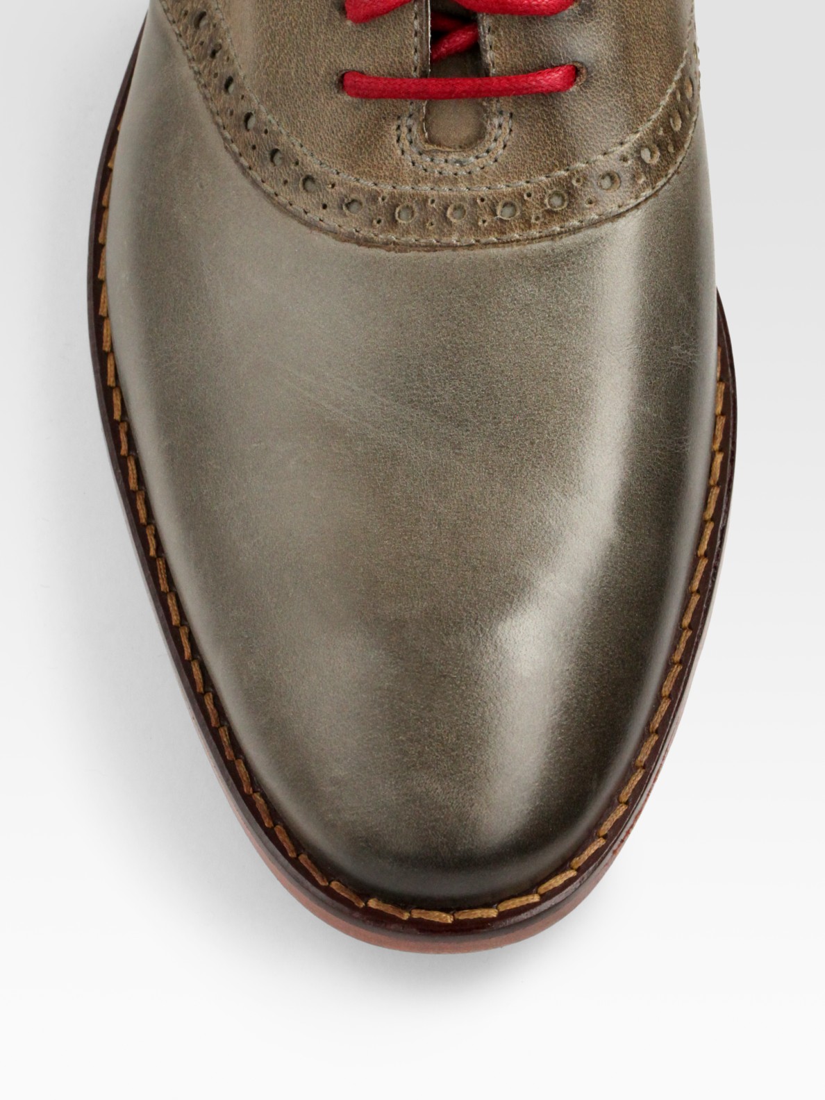 Cole Haan Air Colton Saddle Shoe in Charcoal (Gray) for