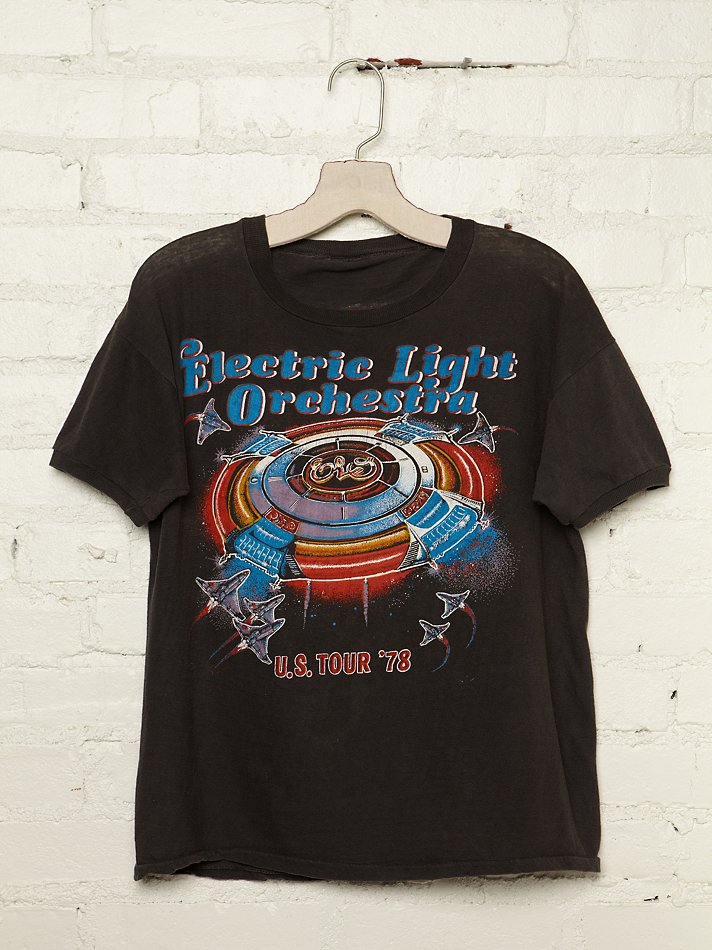 Free People Vintage Electric Light Orchestra Tour Tee in Free People Vintage Electric Light Orchestra Tour Tee in