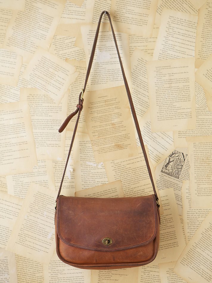 Free People Vintage Coach Handbag in Brown - Lyst
