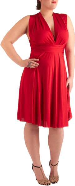 Modcloth Sweet As Mandy Dress in Plus Size in Red (honey) | Lyst
