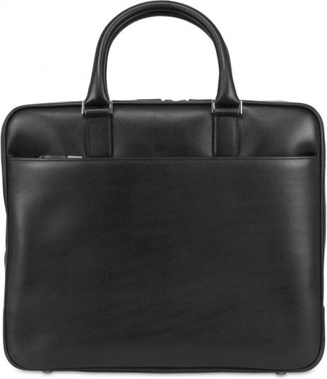 Dior Homme Leather Bag in Black for Men | Lyst