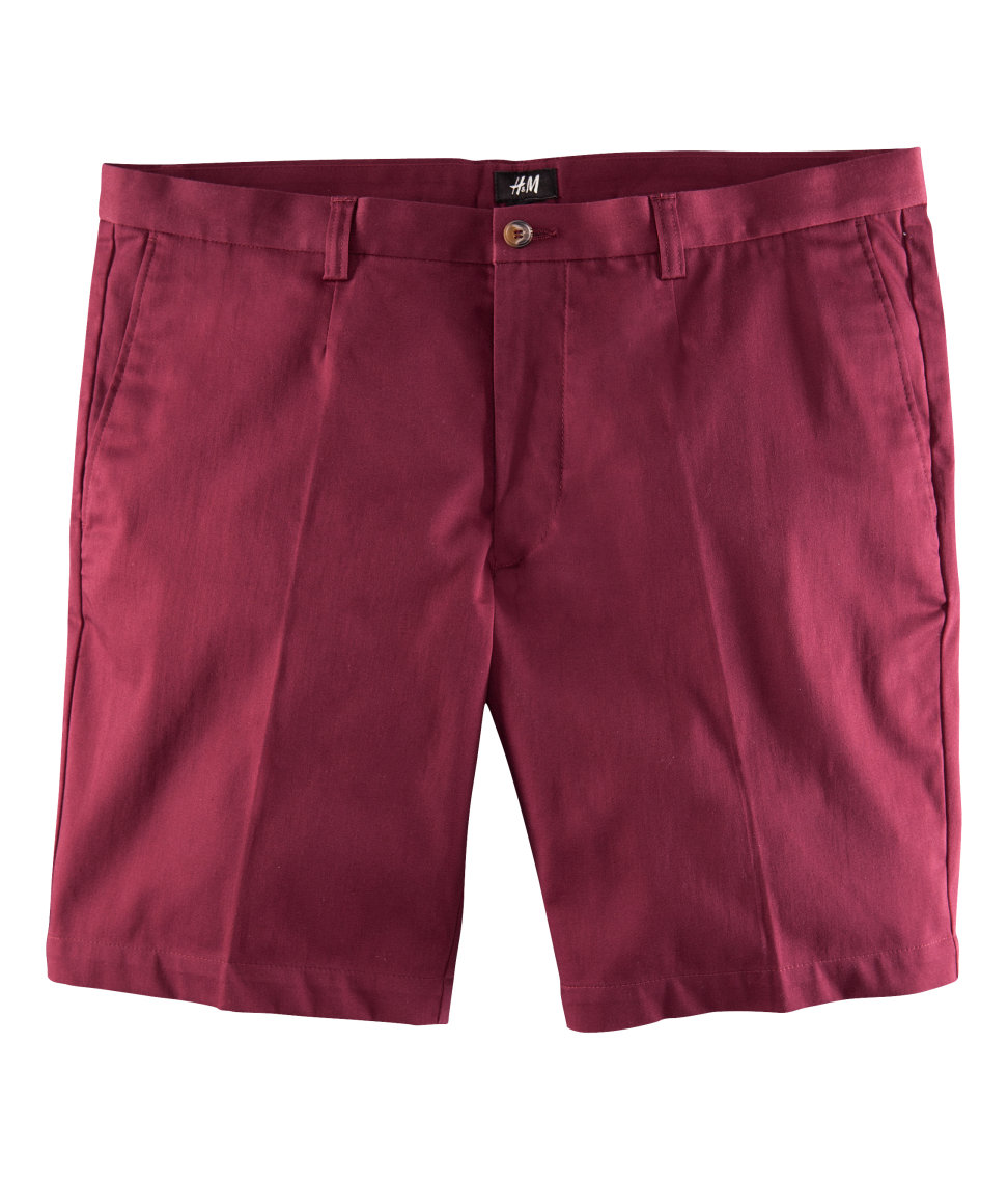Lyst - H&m Shorts in Purple for Men