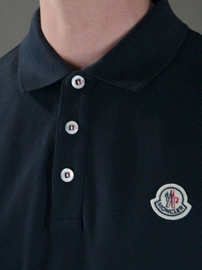 moncler polo shirt navy