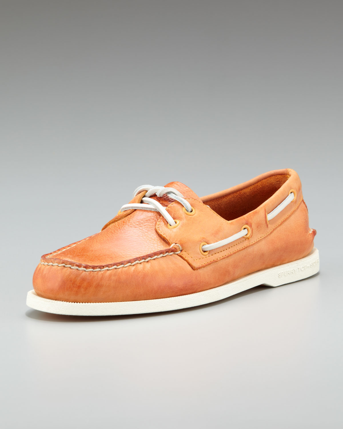 sperry orange shoes