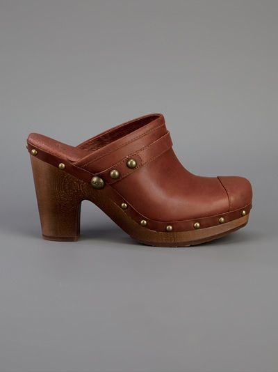 UGG Jolene Clog in Brown Lyst UK
