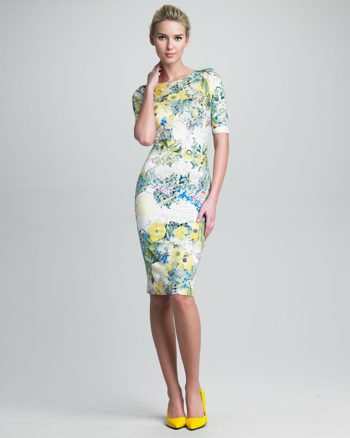 erdem yellow dress