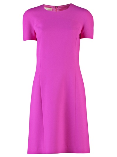 Michael Kors Short Sleeve Dress in Pink | Lyst