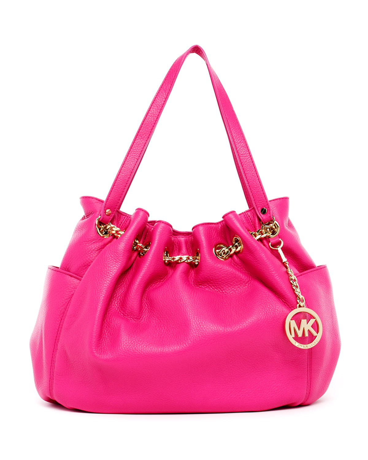 Michael Kors Jet Set Chain Ring Tote Zinnia in Pink - Lyst