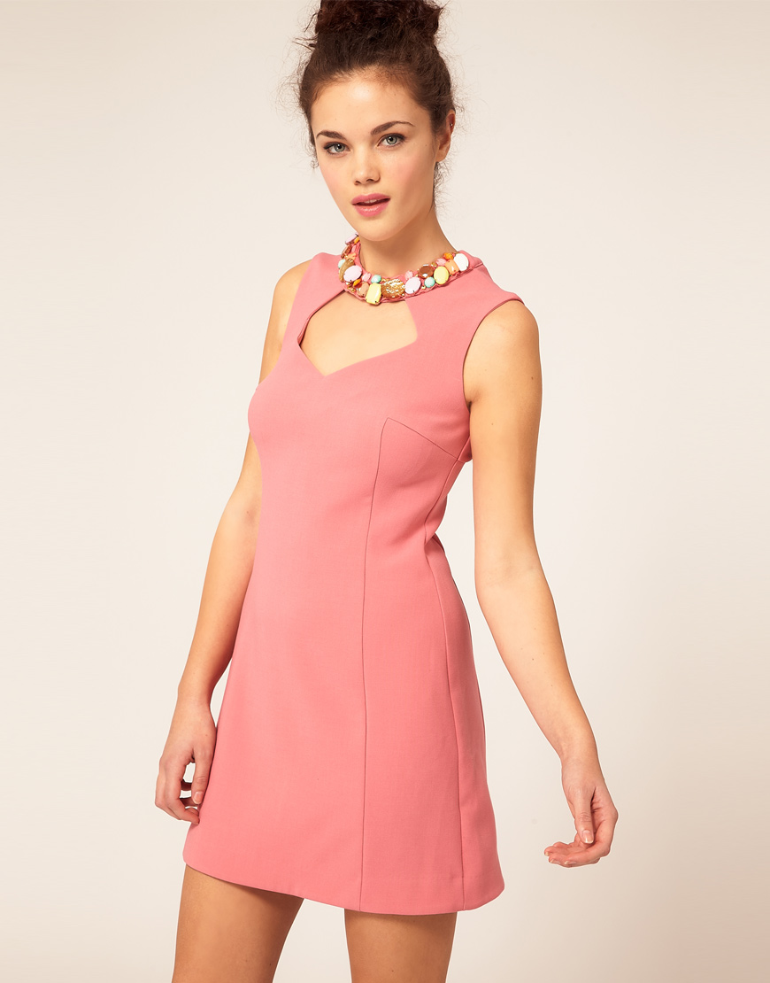 Jewel collar dress Clearance
