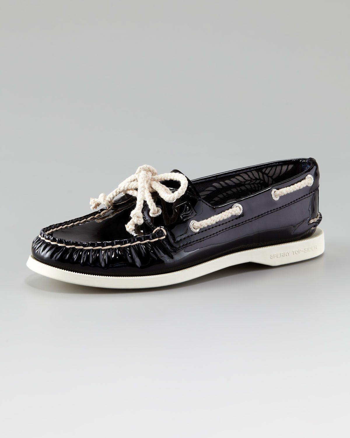 Patent Leather Boat Shoe 