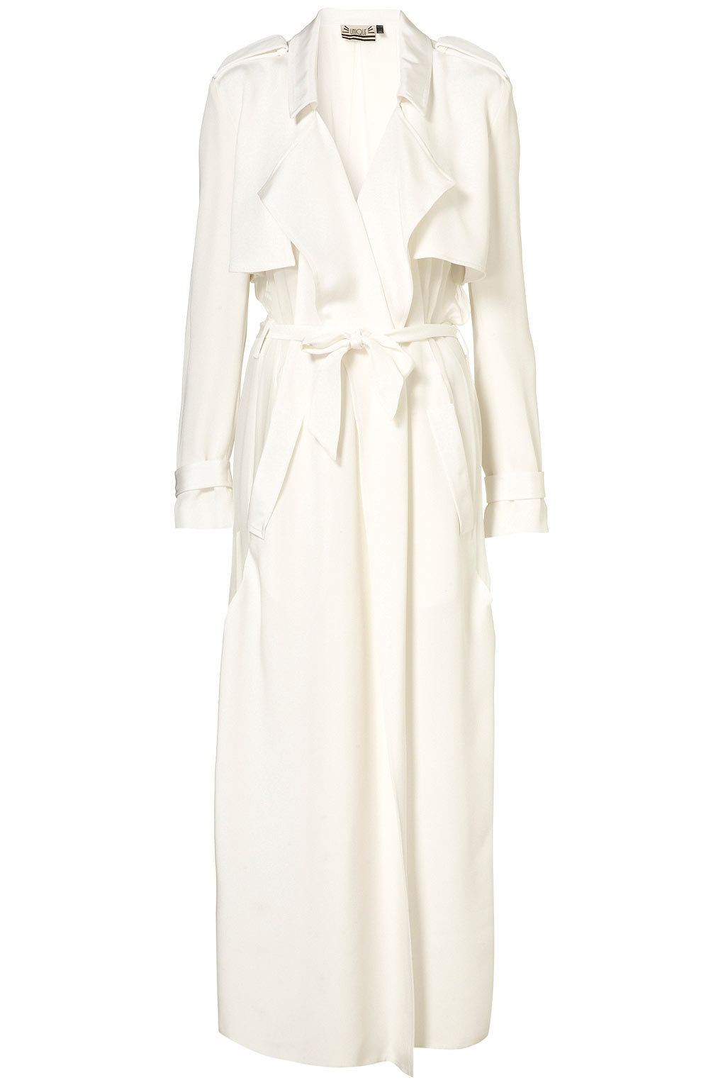 white maxi coat