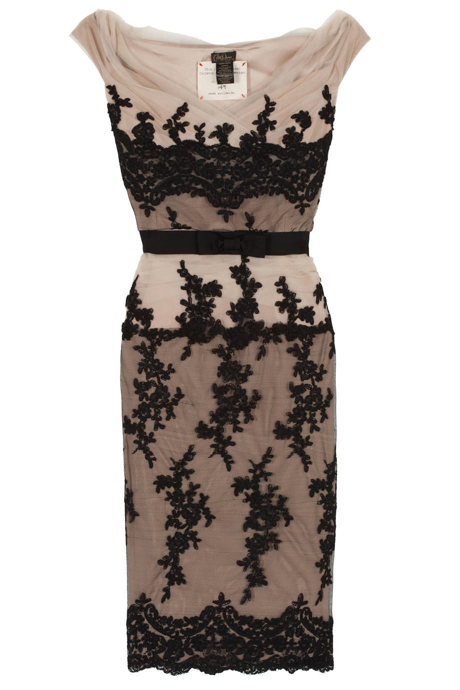 Lyst - Collette Dinnigan Mirabella Lace Cocktail Dress in Black